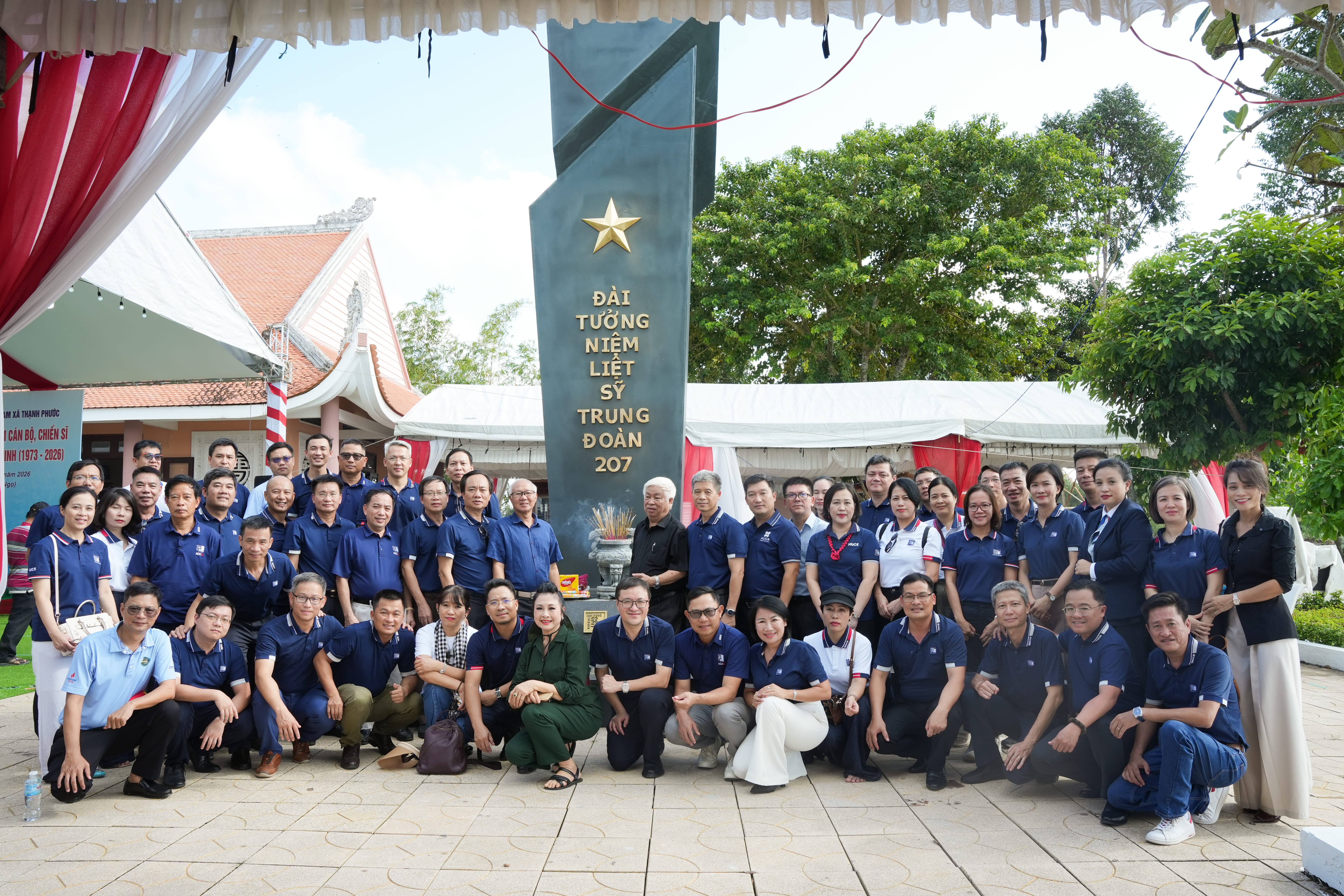 Trường Đại Học Xây Dựng Hà Nội Dự Lễ Dâng Hương Tưởng Niệm 53 Năm Ngày Hy Sinh Của Các Liệt Sĩ Trung Đoàn 207 - Quân Khu 8 (1973 - 2026)