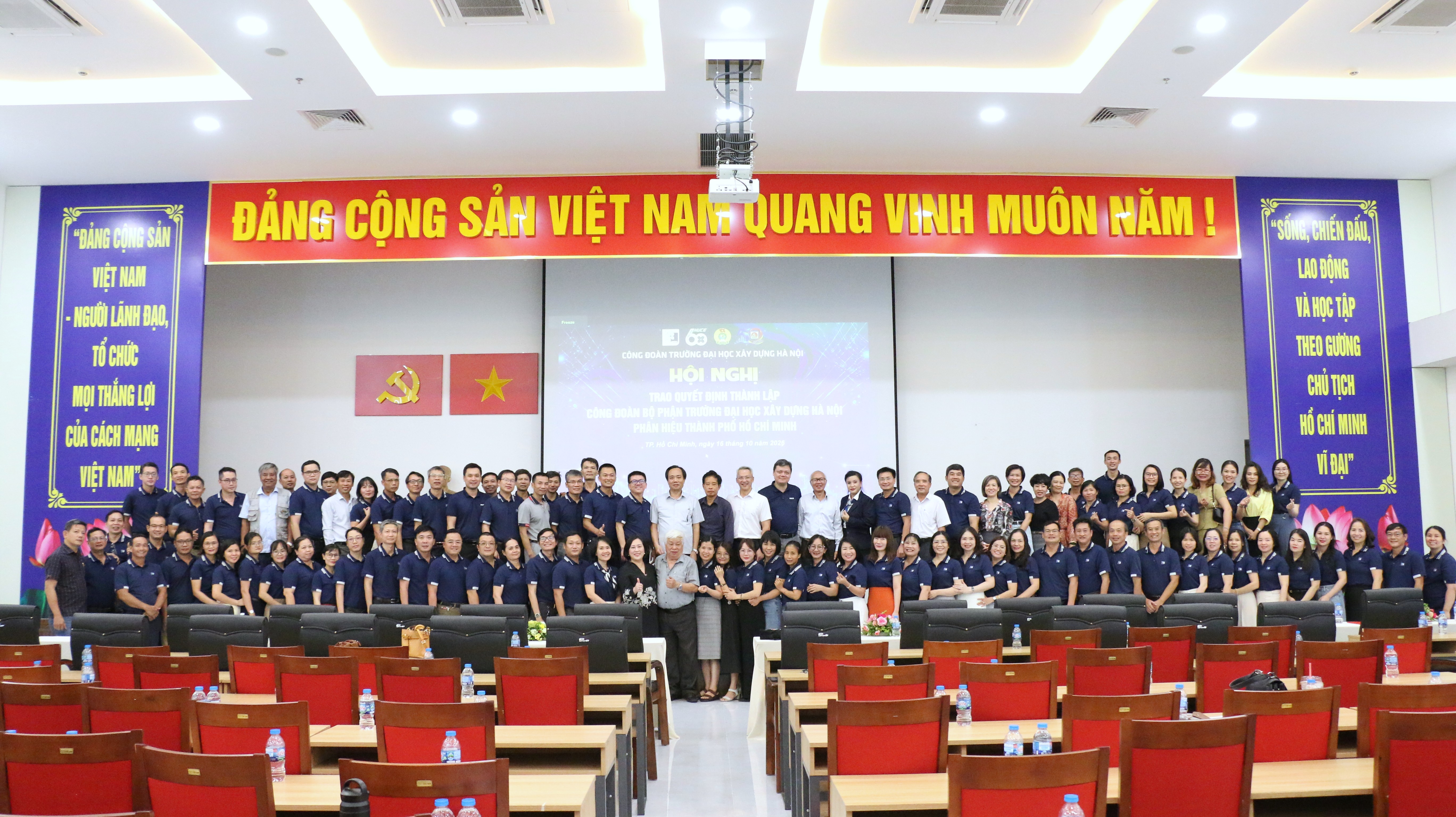 Hội Nghị Trao Quyết Định Thành Lập Công Đoàn Bộ Phận Trường Đại Học Xây Dựng Hà Nội - Phân Hiệu Thành phố Hồ Chí Minh