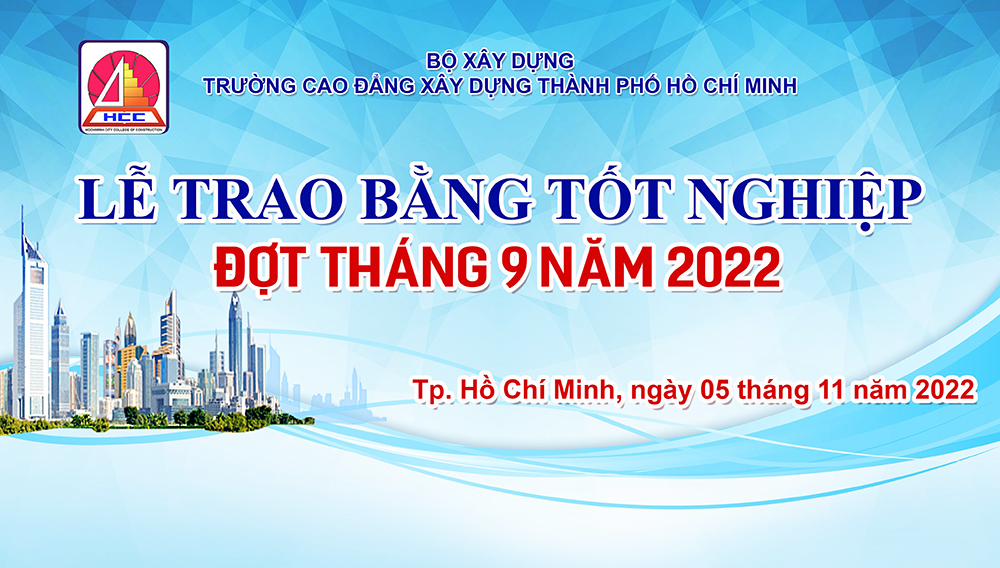 Lễ trao bằng tốt nghiệp đợt tháng 9 năm 2022